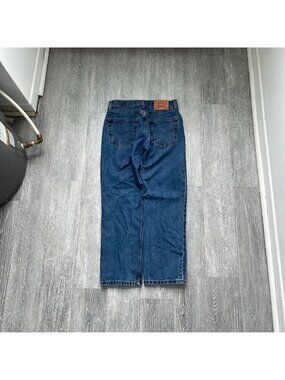 Navy Blue Levi’s 550 Relaxed Fit Denim Jeans / Pants (W:30, L:30)